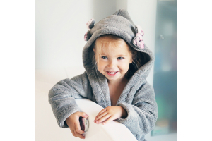 puszyste szlafroczki dziecięce