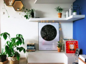 granatowa mapa gwiazd