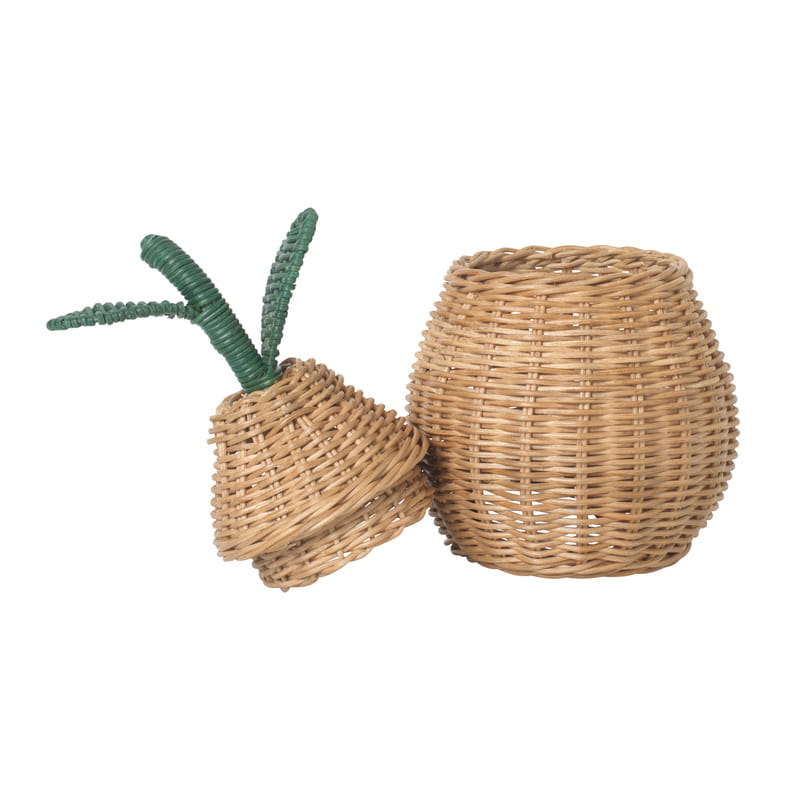 pojemnik pleciony gruszka ferm living